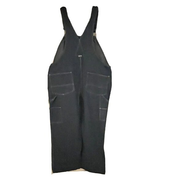 Vintage Big Smith Mens Blue Denim Bib Jeans Overalls Farm Work Carpenter 42x28 - Picture 2 of 8